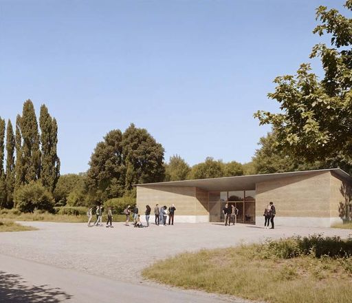 Pavillon d’accueil site archéologique à Sanxay